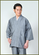 Kiryu Silk Samue(Tussah Yarn)