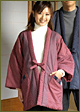 Kurume pongee Bunjin Hanten(women)