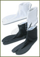 Stretching Socks with Clasps (white, black)