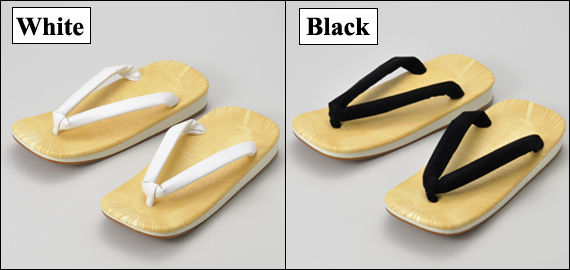 Rubber Soled Sandal (white, black)