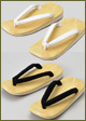 Rubber Soled Sandal (white, black)