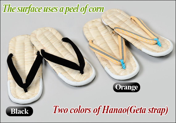 Tire sole sandal(Black, Orange)