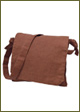 Persimmon juice dyeing Shoulder Bag