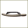 Hemp light bottom sandal Seigaiha