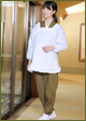 Kappogi(Japanese apron) white(3length)